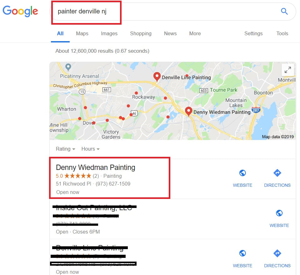 Web Design and SEO for Painters & Painting